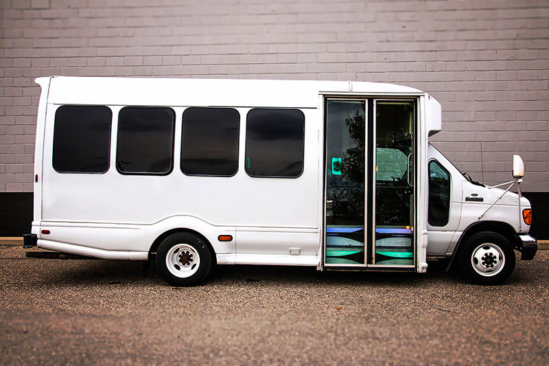 luxury limousine bus in nampa