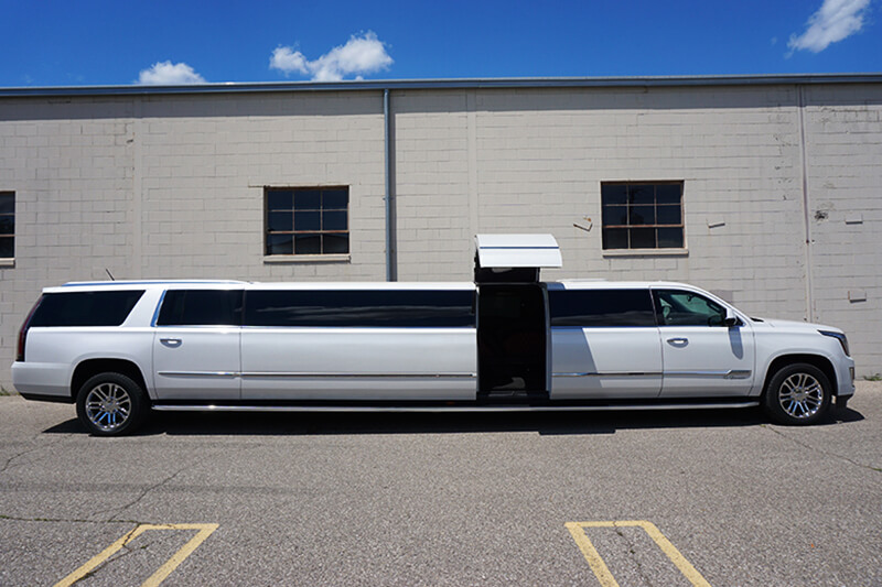 luxurious stretch limo